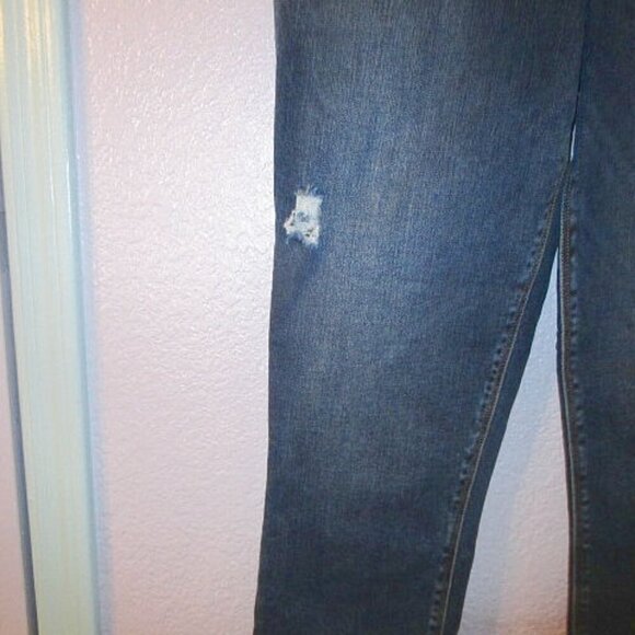 Spanx Ankle Legging Jeans Size M Pockets Pull On Stretch Distressed 20203R EUC - Picture 4 of 12